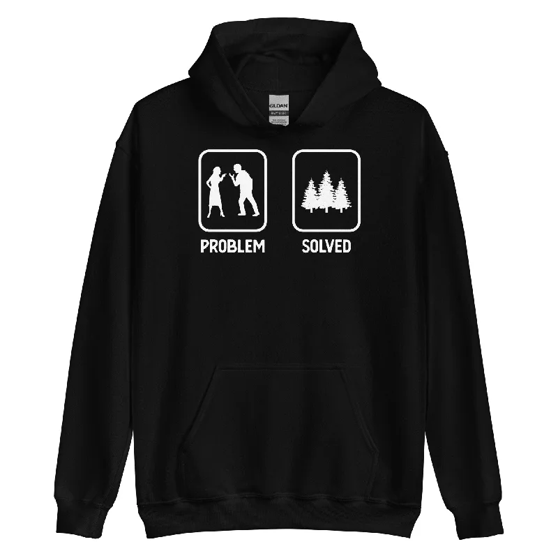 Problem Solved - Bäume - Unisex Hoodie