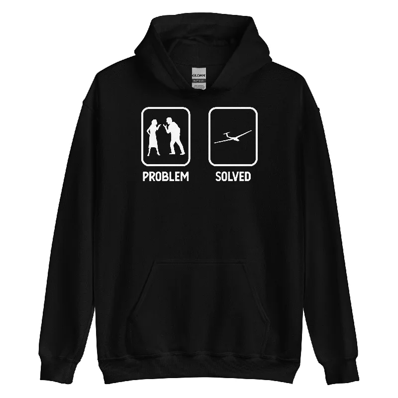 Problem Solved - Segelflugzeug - Unisex Hoodie