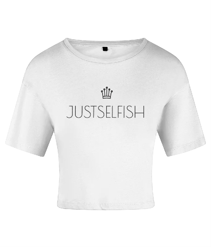 JustSelfish The Label Crop Top