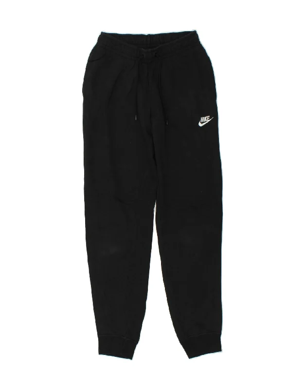 NIKE Womens Tracksuit Trousers Joggers UK 6 XS Black